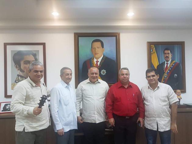 En la reunión se ratificaron los lazos de solidaridad entre Cuba y Venezuela. Foto: PSUV