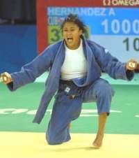 Anaisis Hernández alcanzó la medalla de plata en el judo de los Juegos Olímpicos de Beijing-2008