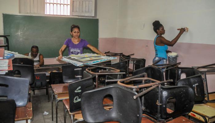 Preparación de las escuelas para el curso 2018-2019, Primaria Mario Muñoz Monroy, Centro Habana