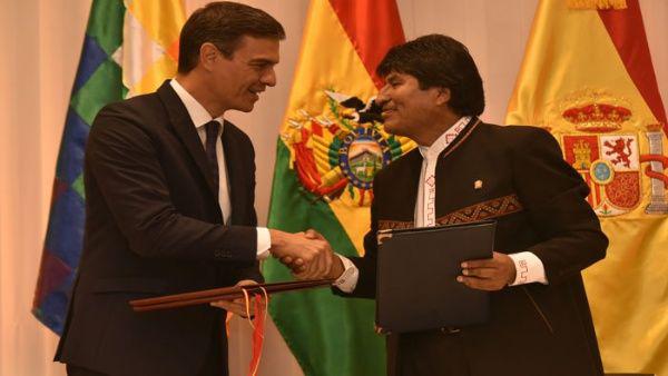 PRESIDENTES DE ESPAÑA Y BOLIVIA FIRMAN TRES ACUERDOS DE INTEGRACIÓN 
