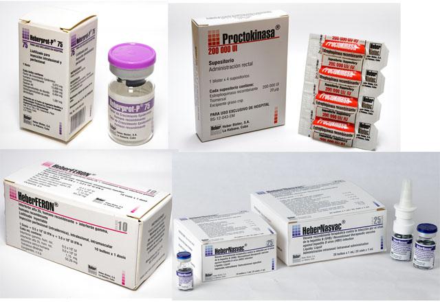 Medicamentos producidos por el CIGB