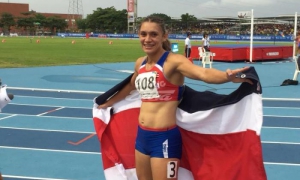 Andrea Vargas, atleta de Costa Rica