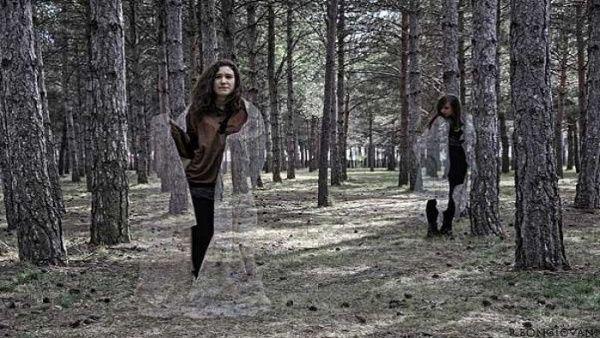 El proceso de desaparición se lleva a cabo porque los objetos son atravesados completamente por los rayos de luz.