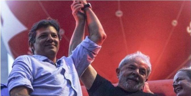 Haddad fue alcalde de São Paulo entre 2013 y 2017