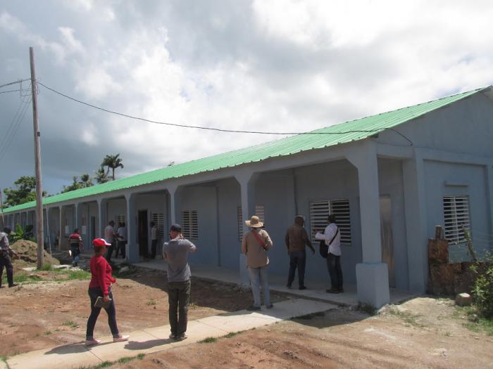 Todas las casas de la calle f, o avenida Las Palmas, fueron recuperadas. 