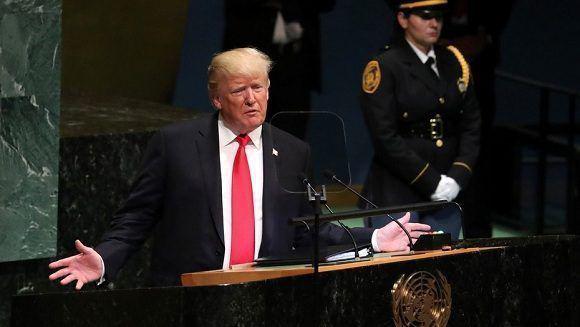 Donal Trump en la ONU