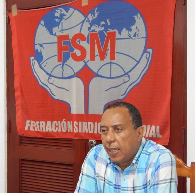Ernesto Freire Casañas Secretario General de la FSM para la región de Latinoamérica convoca a estrechar lazos entre las organizaciones sindicales para vencer al neoliberalismo