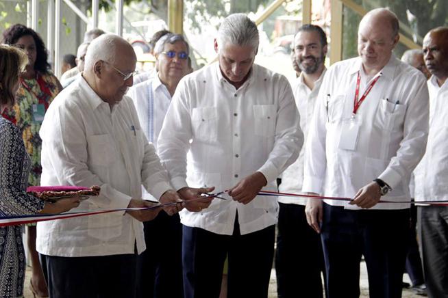 Miguel Díaz-Canel Bermúdez, Presidente de los Consejos de Estado y de Ministros, abrió sus puertas la 36ta. edición FIHAV 2018