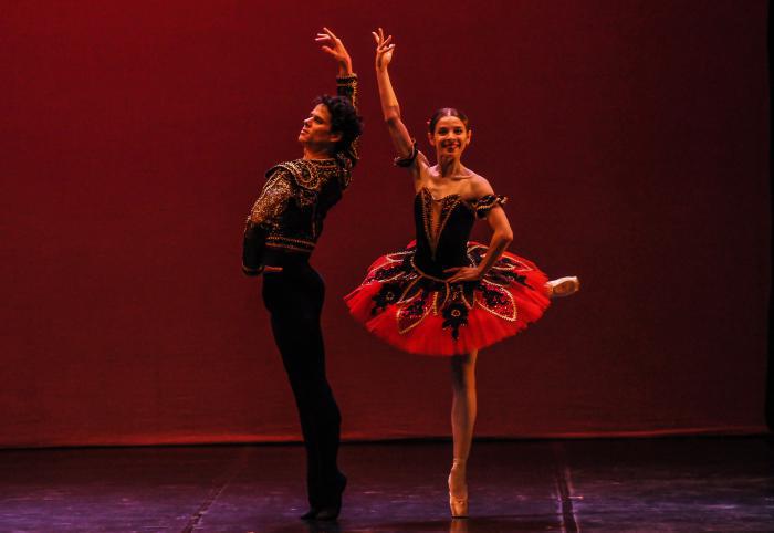 26 Festival Internacional de Ballet de La Habana Alicia Alonso, Ballet Nacional Checo, en el Teatro Nacional de Cuba en la Sala Covarrubias, Obra: Don Quijote interpretado por Alina Nanu y Ondoej Vinklát