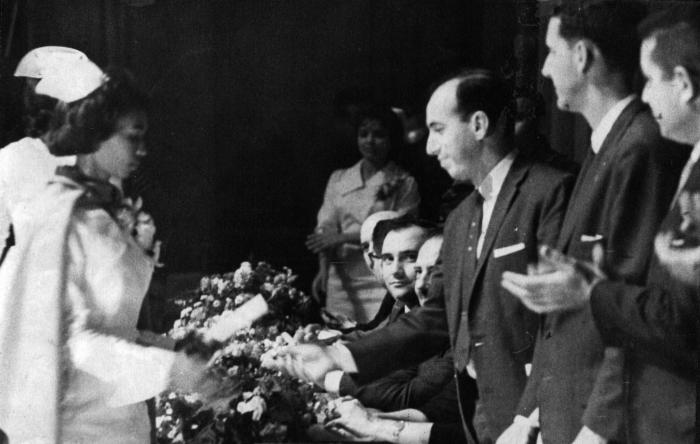 Fue el doctor José Ramón Machado Ventura, en ese momento ministro de Salud Pública de Cuba, quien condujo esa primera brigada a cumplir su misión internacionalista. Foto: calvito