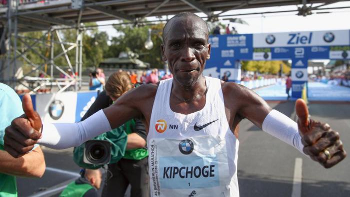 Eliud Kipchoge. Foto: periódico la vanguardia
