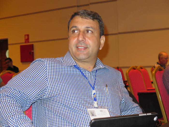 Walter Baluja García, rector de la uci. Foto de la autora