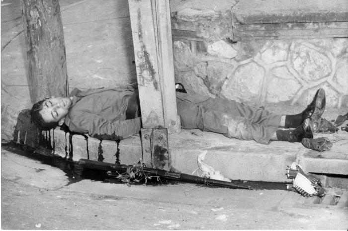 Jose Tey (Pepito), cae combatiendo en el levantamiento armado de Santiago de Cuba, el 30 de noviembre de 1956.