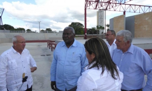 Esteban Lazo visita Camaguey