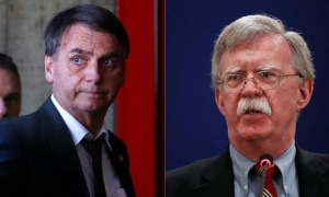 Jair Bolsonaro y John Bolton