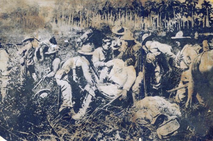 La muerte de Maceo, cuadro de Armando Menocal.
Archivo de Granma.
