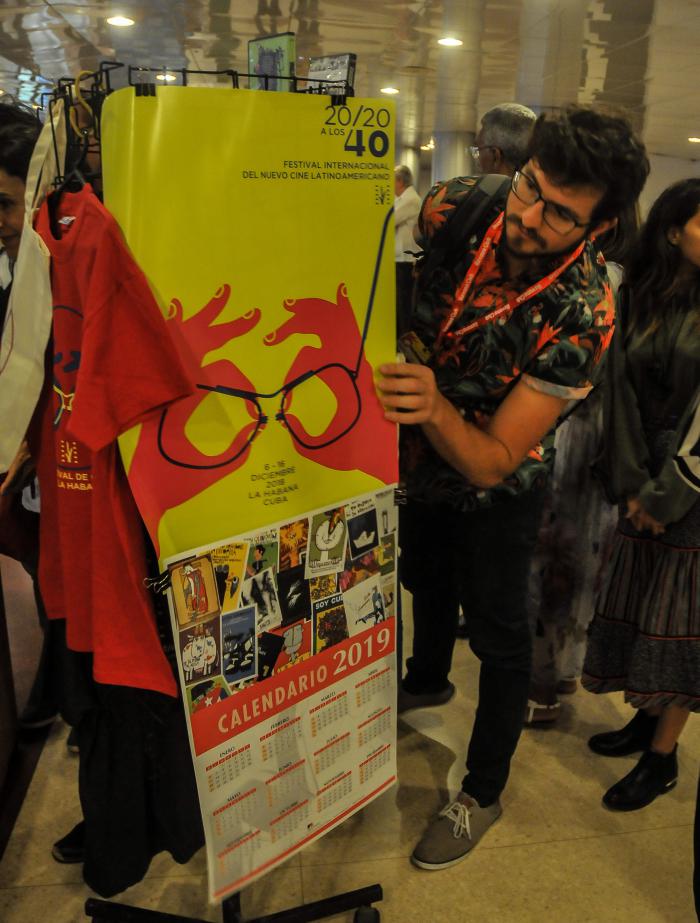 Inauguración del Festival Internacional del Nuevo Cine Latinoamericano; en el Teatro Karl Marx