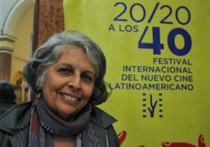 Entrevista a Lúcia Murat (cineasta) jurado de los largometrajes de ficcón del 40 Festival Internacional del Nuevo Cine Latinoamericano; en el Hotel Nacional