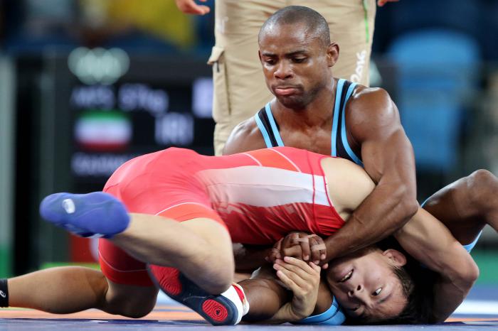 Yowlis Bonne fue elegido como el mejor atleta de la lucha en el 2018. foto: Roberto Morejon 
