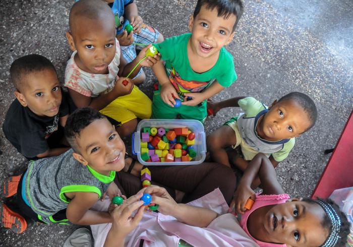 Visita en el Circulo Infantil Mi Alegre Pelota del municipio de Educación Diez de Octubre