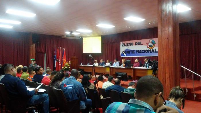 pleno comité nacional UJC