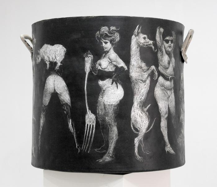 Obras de Persistencia, de Roberto Fabelo, expuestas en la xii Bienal de La Habana.