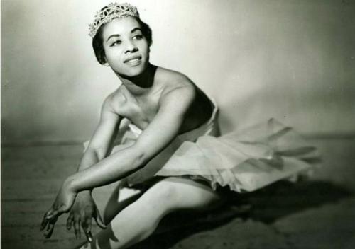 Raven Wilkinson en sus días con el Ballet Ruso de Montecarlo.