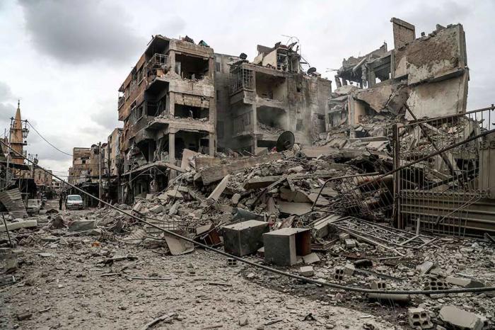 Así han dejado las bombas a Siria.