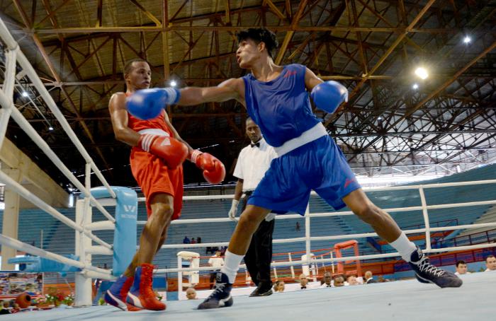 Boxeo torneo playa giron 57 anv 60 kg Lazaro Alvarez vs David Serra