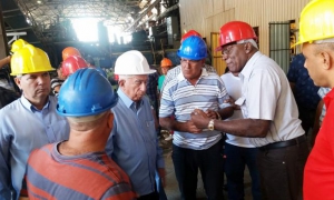 Machado Ventura y Salvador Valdés Mesa