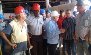 Machado Ventura y Salvador Valdés Mesa