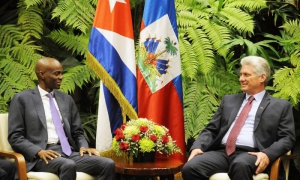 Recibió Díaz-Canel  al Presidente de Haití