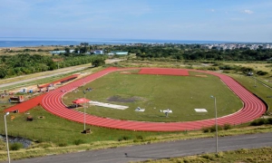 Nueva Pista de calentamiento del Estadio Panamericano