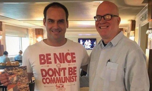 Entre tú y yo, Eduardo Bolsonaro con Orlando Gutiérrez en Miami, tal para cual. 