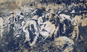 La muerte de Maceo, cuadro de Armando Menocal