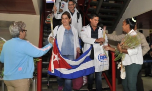médicos cubanos llegan de brasil