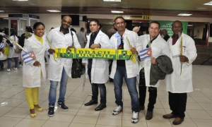 médicos cubanos llegan de brasil