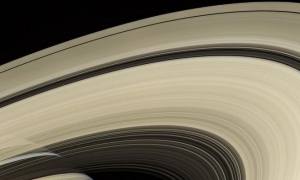 Imagen de los anillos de Saturno tomada por la sonda Cassini