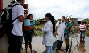 VENEZUELA-MÉDICOS CUBANOS ATIENDEN A DAMNIFICADOS EN EL ESTADO 