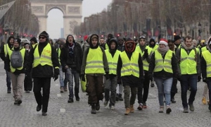Protestas de los chalecos amarillos en París