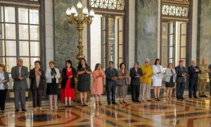 Miembros de la Comisión Electoral Nacional toman posesión de sus cargos