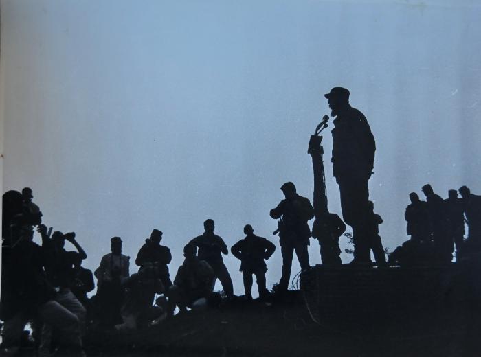 Fotos cortesia del autor en el Pico Turquino durante la entrevista al Dr. Héctor Terry Molinet; primera graduación de médicos después del triunfo de la Revolución