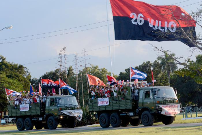 acto por el 60 aniversario de la Caravana de la Libertad