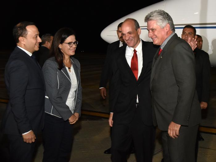 Arribó Díaz-Canel a Venezuela