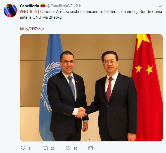 Jorge Arreza y Ma Zaoxu