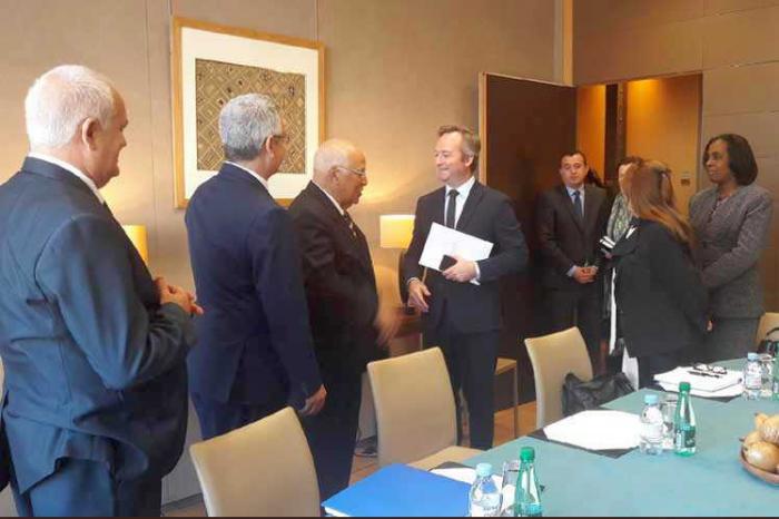 Cabrisas y Lemoyne revisaron la marcha de la agenda económica bilateral. 