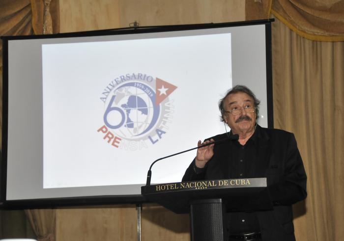 60 Aniversario de la Opèracion Verdad y la Fundacion de Prensa Latina,interveción de Ignacio Ramonet,periodista,escritor y analista politico español.