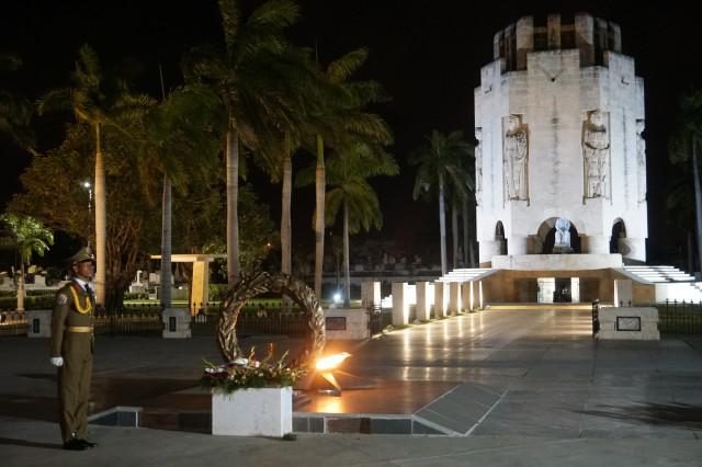 Marcha de las antorcha en Santiago.