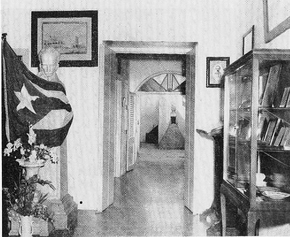 Vista interior del Museo Casa Natal de José Martí, inaugurado en 1925.