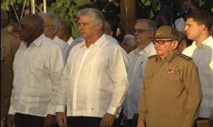 acto por el 60 aniversario del la revolución cubana